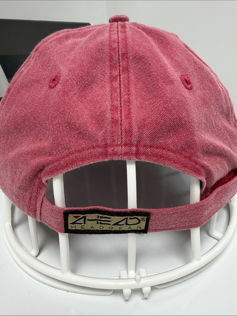 Adult Red Washed Baseball Cap - Unbranded